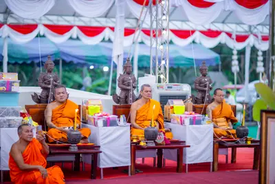 ประมวลภาพพิธีสวดนพเคราะห์และพุทธาภิเษกวัตถุมงคล วัดจุฬามณี ปี ๒๕๖๖