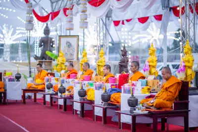 ประมวลภาพพิธีสวดนพเคราะห์และพุทธาภิเษกวัตถุมงคล วัดจุฬามณี ปี ๒๕๖๖