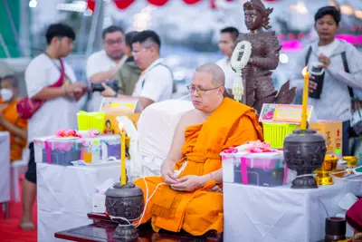 ประมวลภาพพิธีสวดนพเคราะห์และพุทธาภิเษกวัตถุมงคล วัดจุฬามณี ปี ๒๕๖๖