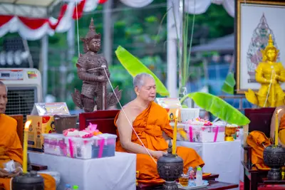 ประมวลภาพพิธีสวดนพเคราะห์และพุทธาภิเษกวัตถุมงคล วัดจุฬามณี ปี ๒๕๖๖
