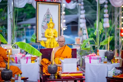 ประมวลภาพพิธีสวดนพเคราะห์และพุทธาภิเษกวัตถุมงคล วัดจุฬามณี ปี ๒๕๖๖