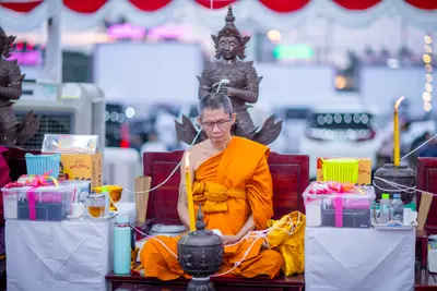 ประมวลภาพพิธีสวดนพเคราะห์และพุทธาภิเษกวัตถุมงคล วัดจุฬามณี ปี ๒๕๖๖