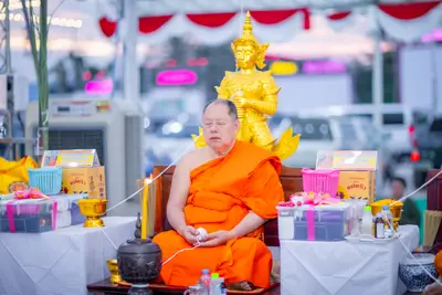 ประมวลภาพพิธีสวดนพเคราะห์และพุทธาภิเษกวัตถุมงคล วัดจุฬามณี ปี ๒๕๖๖