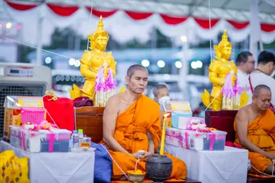 ประมวลภาพพิธีสวดนพเคราะห์และพุทธาภิเษกวัตถุมงคล วัดจุฬามณี ปี ๒๕๖๖