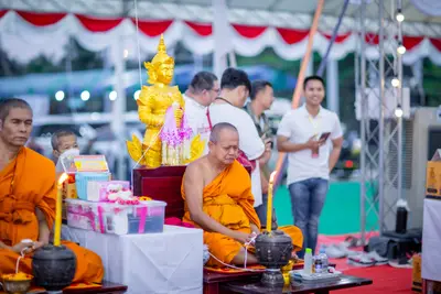 ประมวลภาพพิธีสวดนพเคราะห์และพุทธาภิเษกวัตถุมงคล วัดจุฬามณี ปี ๒๕๖๖