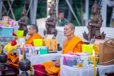 ประมวลภาพพิธีสวดนพเคราะห์และพุทธาภิเษกวัตถุมงคล วัดจุฬามณี ปี ๒๕๖๖