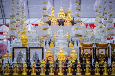 ประมวลภาพพิธีสวดนพเคราะห์และพุทธาภิเษกวัตถุมงคล วัดจุฬามณี ปี ๒๕๖๖