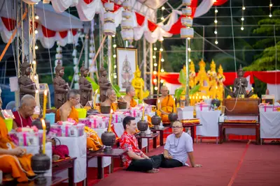 ประมวลภาพพิธีสวดนพเคราะห์และพุทธาภิเษกวัตถุมงคล วัดจุฬามณี ปี ๒๕๖๖