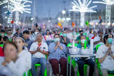 ประมวลภาพพิธีสวดนพเคราะห์และพุทธาภิเษกวัตถุมงคล วัดจุฬามณี ปี ๒๕๖๖
