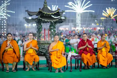 ประมวลภาพพิธีสวดนพเคราะห์และพุทธาภิเษกวัตถุมงคล วัดจุฬามณี ปี ๒๕๖๖