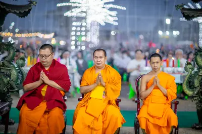 ประมวลภาพพิธีสวดนพเคราะห์และพุทธาภิเษกวัตถุมงคล วัดจุฬามณี ปี ๒๕๖๖