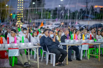 ประมวลภาพพิธีสวดนพเคราะห์และพุทธาภิเษกวัตถุมงคล วัดจุฬามณี ปี ๒๕๖๖