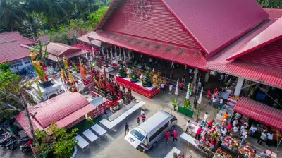 ประมวลภาพพิธีบวงสรวงใหญ่ ท้าวเวสสุวรรณโณ วัดจุฬามณี ปี ๒๕๖๗