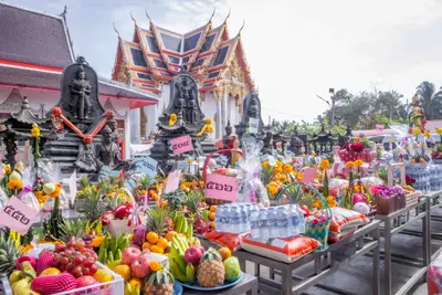 ประมวลภาพพิธีบวงสรวงใหญ่ ท้าวเวสสุวรรณโณ วัดจุฬามณี ปี ๒๕๖๗