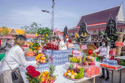 ประมวลภาพพิธีบวงสรวงใหญ่ ท้าวเวสสุวรรณโณ วัดจุฬามณี ปี ๒๕๖๗