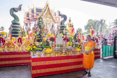 ประมวลภาพพิธีบวงสรวงใหญ่ ท้าวเวสสุวรรณโณ วัดจุฬามณี ปี ๒๕๖๗