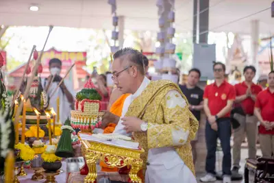ประมวลภาพพิธีบวงสรวงใหญ่ ท้าวเวสสุวรรณโณ วัดจุฬามณี ปี ๒๕๖๗