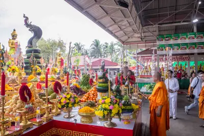 ประมวลภาพพิธีบวงสรวงใหญ่ ท้าวเวสสุวรรณโณ วัดจุฬามณี ปี ๒๕๖๗
