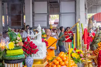 ประมวลภาพพิธีบวงสรวงใหญ่ ท้าวเวสสุวรรณโณ วัดจุฬามณี ปี ๒๕๖๗