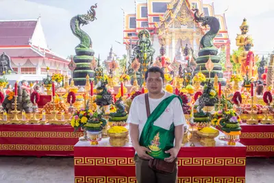 ประมวลภาพพิธีบวงสรวงใหญ่ ท้าวเวสสุวรรณโณ วัดจุฬามณี ปี ๒๕๖๗