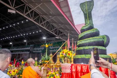 ประมวลภาพพิธีบวงสรวงใหญ่ ท้าวเวสสุวรรณโณ วัดจุฬามณี ปี ๒๕๖๗