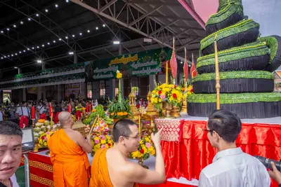 ประมวลภาพพิธีบวงสรวงใหญ่ ท้าวเวสสุวรรณโณ วัดจุฬามณี ปี ๒๕๖๗