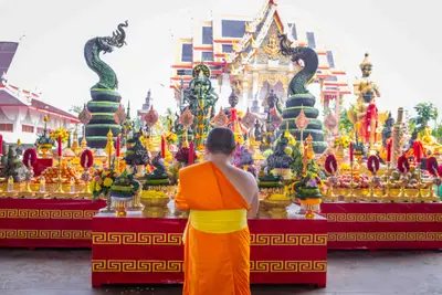 ประมวลภาพพิธีบวงสรวงใหญ่ ท้าวเวสสุวรรณโณ วัดจุฬามณี ปี ๒๕๖๗