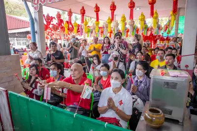 ประมวลภาพพิธีบวงสรวงใหญ่ ท้าวเวสสุวรรณโณ วัดจุฬามณี ปี ๒๕๖๗