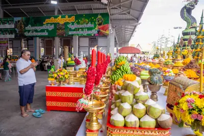 ประมวลภาพพิธีบวงสรวงใหญ่ ท้าวเวสสุวรรณโณ วัดจุฬามณี ปี ๒๕๖๗