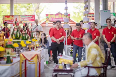 ประมวลภาพพิธีบวงสรวงใหญ่ ท้าวเวสสุวรรณโณ วัดจุฬามณี ปี ๒๕๖๗