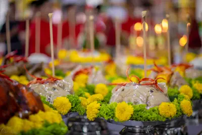 ประมวลภาพพิธีบวงสรวงใหญ่ ท้าวเวสสุวรรณโณ วัดจุฬามณี ปี ๒๕๖๗
