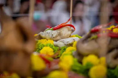 ประมวลภาพพิธีบวงสรวงใหญ่ ท้าวเวสสุวรรณโณ วัดจุฬามณี ปี ๒๕๖๗