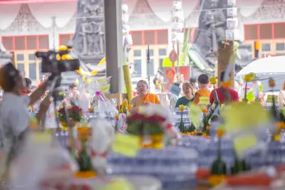 ประมวลภาพพิธีบวงสรวงใหญ่ ท้าวเวสสุวรรณโณ วัดจุฬามณี ปี ๒๕๖๗