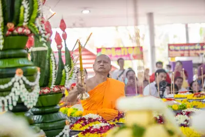 ประมวลภาพพิธีบวงสรวงใหญ่ ท้าวเวสสุวรรณโณ วัดจุฬามณี ปี ๒๕๖๗