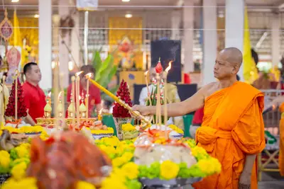 ประมวลภาพพิธีบวงสรวงใหญ่ ท้าวเวสสุวรรณโณ วัดจุฬามณี ปี ๒๕๖๗