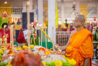 ประมวลภาพพิธีบวงสรวงใหญ่ ท้าวเวสสุวรรณโณ วัดจุฬามณี ปี ๒๕๖๗