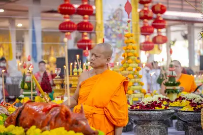 ประมวลภาพพิธีบวงสรวงใหญ่ ท้าวเวสสุวรรณโณ วัดจุฬามณี ปี ๒๕๖๗