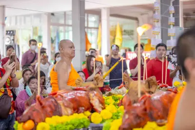 ประมวลภาพพิธีบวงสรวงใหญ่ ท้าวเวสสุวรรณโณ วัดจุฬามณี ปี ๒๕๖๗