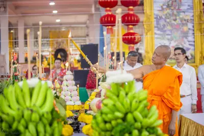 ประมวลภาพพิธีบวงสรวงใหญ่ ท้าวเวสสุวรรณโณ วัดจุฬามณี ปี ๒๕๖๗