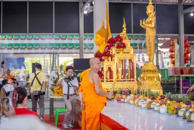 ประมวลภาพพิธีบวงสรวงใหญ่ ท้าวเวสสุวรรณโณ วัดจุฬามณี ปี ๒๕๖๗