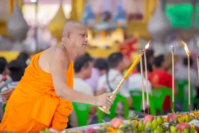 ประมวลภาพพิธีบวงสรวงใหญ่ ท้าวเวสสุวรรณโณ วัดจุฬามณี ปี ๒๕๖๗