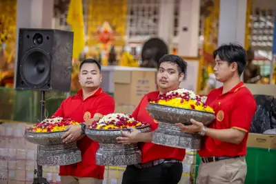 ประมวลภาพพิธีบวงสรวงใหญ่ ท้าวเวสสุวรรณโณ วัดจุฬามณี ปี ๒๕๖๗