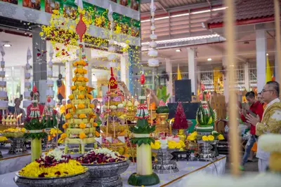ประมวลภาพพิธีบวงสรวงใหญ่ ท้าวเวสสุวรรณโณ วัดจุฬามณี ปี ๒๕๖๗