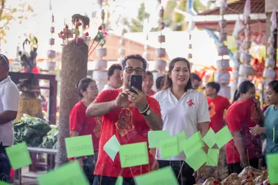 ประมวลภาพพิธีบวงสรวงใหญ่ ท้าวเวสสุวรรณโณ วัดจุฬามณี ปี ๒๕๖๗