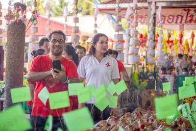 ประมวลภาพพิธีบวงสรวงใหญ่ ท้าวเวสสุวรรณโณ วัดจุฬามณี ปี ๒๕๖๗