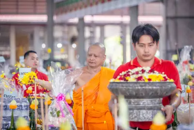 ประมวลภาพพิธีบวงสรวงใหญ่ ท้าวเวสสุวรรณโณ วัดจุฬามณี ปี ๒๕๖๗