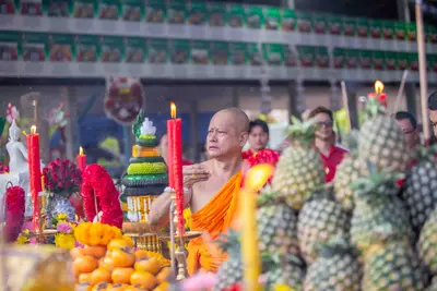 ประมวลภาพพิธีบวงสรวงใหญ่ ท้าวเวสสุวรรณโณ วัดจุฬามณี ปี ๒๕๖๗