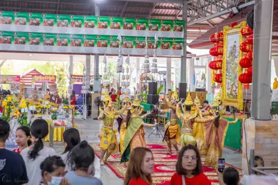 ประมวลภาพพิธีบวงสรวงใหญ่ ท้าวเวสสุวรรณโณ วัดจุฬามณี ปี ๒๕๖๗