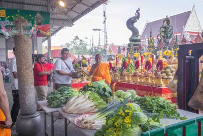 ประมวลภาพพิธีบวงสรวงใหญ่ ท้าวเวสสุวรรณโณ วัดจุฬามณี ปี ๒๕๖๗