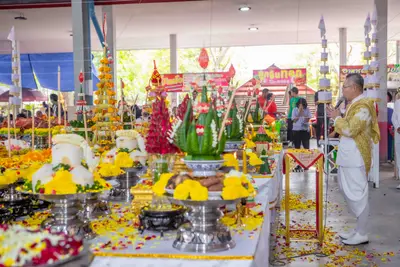 ประมวลภาพพิธีบวงสรวงใหญ่ ท้าวเวสสุวรรณโณ วัดจุฬามณี ปี ๒๕๖๗